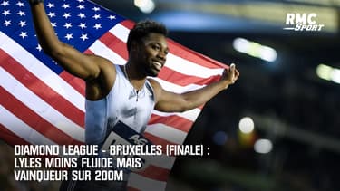 Bruxelles-200m : Lyles moins fluide mais vainqueur (Diamond League)