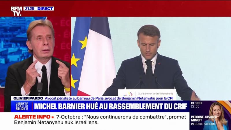 Emmanuel Macron hué au rassemblement du Crif: la volonté d'arrêter les livraisons d'armes utilisées par Israël à Gaza 