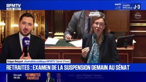 La suspension de la réforme des retraites sera examinée mardi au Sénat