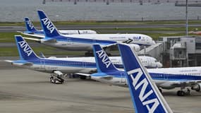 Des avions de la compagnie japonaise ANA - Image d'illustration 