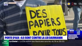 Marseille: plusieurs centaines de personnes rassemblées contre le projet de loi immigration