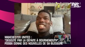 Manchester United : Pogba "dégoûté par la défaite à Bournemouth" donne de ses nouvelles