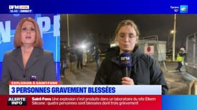 Explosion à Saint-Fons : le point sur place en cette fin de journée