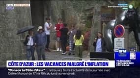 Côte d'Azur: les vacanciers présents malgré l'inflation