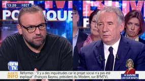 François Bayrou face à Bruno Poncet: "La réforme que l'Etat propose aujourd'hui c'est le statut de la SNCF en 1937"