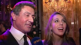 Sylvester Stallone et sa fille ont ouvert le Bal des débutantes samedi à Paris