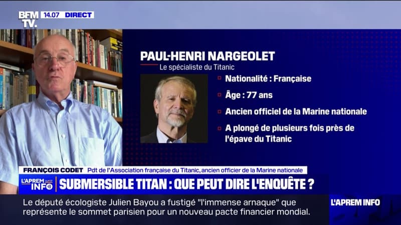Submersible Titan: la mort de Paul-Henri Nargeolet 