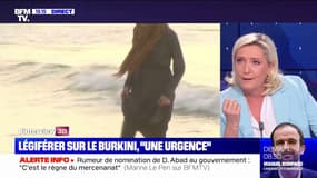 Pour Marine Le Pen, légiférer sur le burkini est "une urgence"