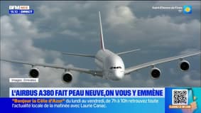 Aéroport de Nice : l'Airbus A380 fait peau neuve, on vous y emmène