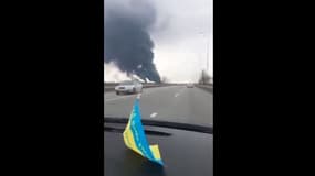 L'aéroport de Vinnytsia, dans le centre de l'Ukraine, a été détruit par des frappes russes selon les autorités ukrainiennes. Ces images ont été relayées par le compte officiel du Parlement ukrainien.