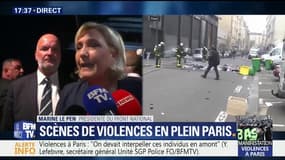 Défilé du 1er-Mai: "Ces milices d'extrême-gauche devraient être dissoutes depuis bien longtemps", dit Marine Le Pen