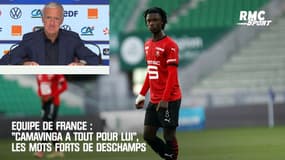 Equipe de France : "Camavinga a tout pour lui", les mots forts de Deschamps