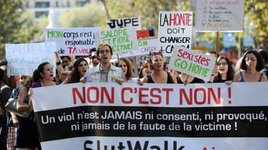 Une manifestation contre le sexisme à Aix-en-Provence en 2012 (image d'illustration)