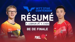 Résumé : Félix Lebrun a-t-il évité le piège chinois Chen ? (WTT Star Contender Ljubljana)