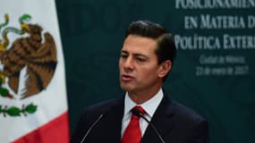 Le président mexicain Enrique Pena Nieto, le 23 janvier 2017.