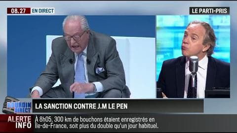 Le parti pris d'Hervé Gattegno : Front National : La réaction du parti envers Jean-Marie Le Pen n'est pas une sanction mais un aveu – 11/06