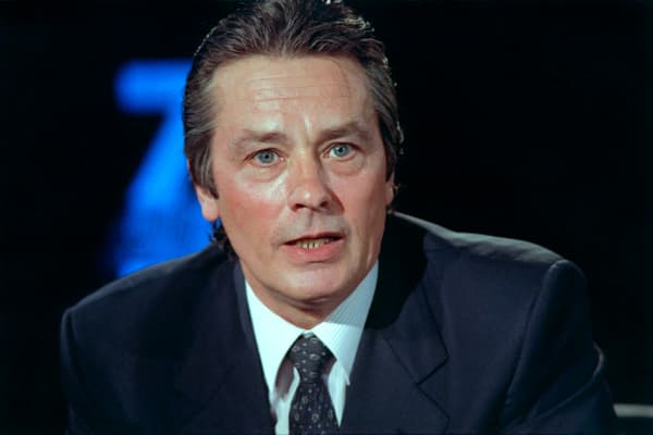 Alain Delon dans l'émission 7 sur 7 en 1988