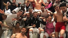 La joie de la Juve dans le vestiaire