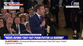 Emmanuel Macron sur les réfugiés ukrainiens: "La France prendra sa part"