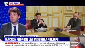 Emmanuel Macron propose une mission de "reconstruction de la majorité" à Édouard Philippe