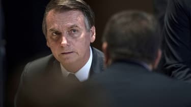 Jair Bolsonaro le 11 avril 2019 à Rio de Janeiro.