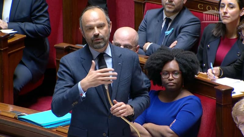 Edouard Philippe à l'Assemblée nationale le 2 avril 2019 