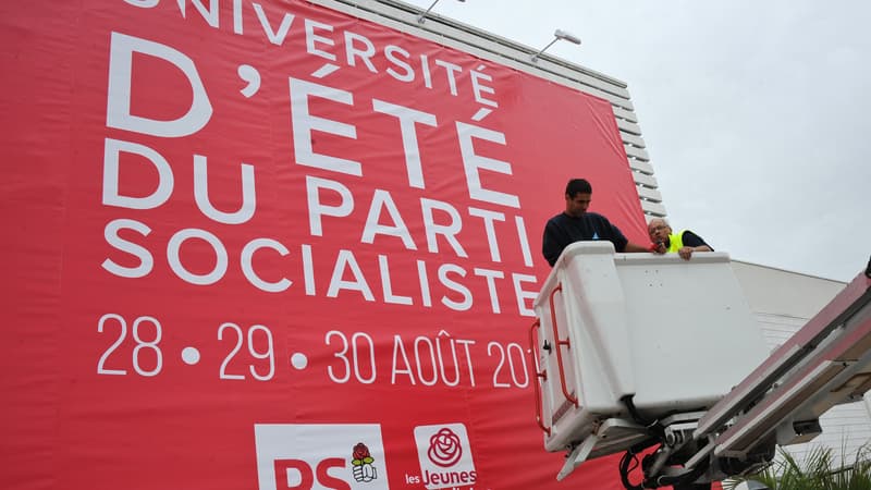 Lors de l'Université d'été du PS, les cadres du parti ont pu rencontrer les élus locaux.