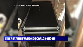 Le Wall Street Journal révèle la photo de la malle dans laquelle s'est évadé Carlos Ghosn, accompagné de deux Américains