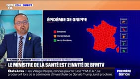 Épidémie de grippe: "On se dirige vers un pic dans une dizaine de jours"explique Yannick Neuder, ministre de la Santé