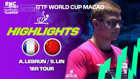 Résumé : Alexis LEBRUN vs Shidong LIN (ITTF World Cup 2024)