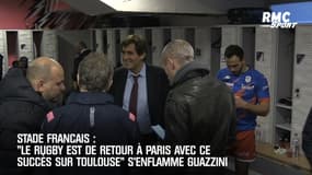 Stade Français: "Le rugby est de retour à Paris avec ce succès sur Toulouse" s'enflamme Guazzini