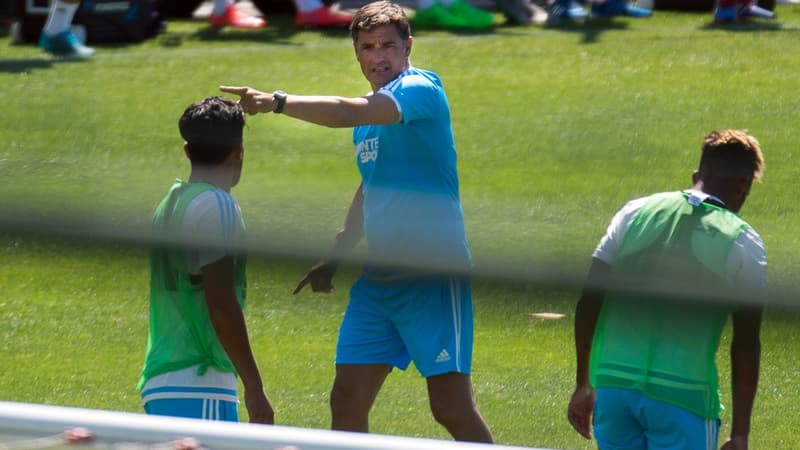Michel a dirigé son premier entraînement ce jeudi.