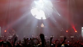 Les Black Eyed Peas sur scène à Coachella, au côté de David Guetta.