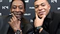 Pelé et Kylian Mbappé se sont enfin rencontrés, le 2 avril 2019.