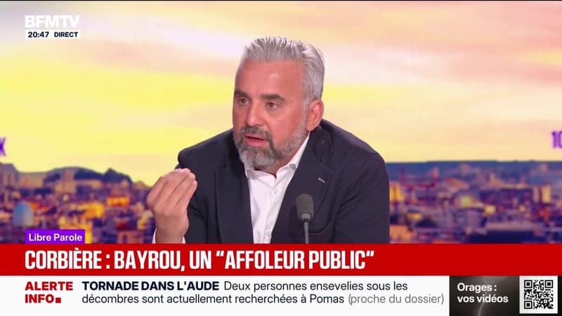 "Monsieur Bayrou est un affoleur public", déclare Alexis Corbière, député Écologiste et social