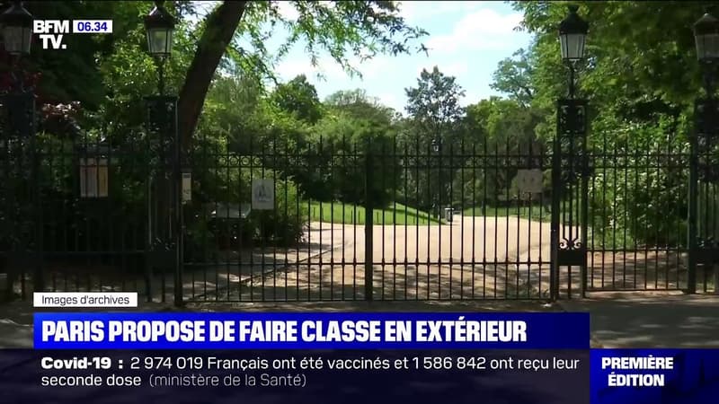 La ville de Paris propose de faire classe en extérieur