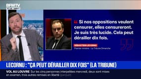 "Cela peut dérailler dix fois": Sébastien Lecornu estime que le gouvernement "peut chuter à n'importe quel moment"