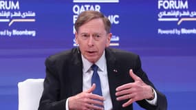 Le militaire américain et ancien chef de la CIA David Petraeus à Doha le 15 mai 2024