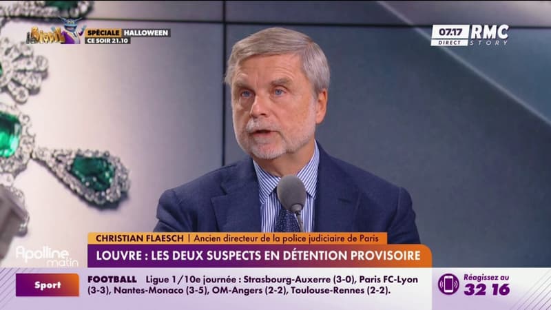 Cambriolage du Louvre : "un travail de la police considérable"