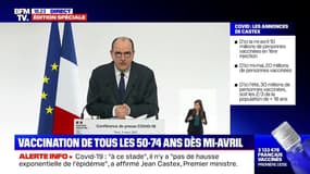 Jean Castex: "135.000 nouvelles doses seront allouées d’ici ce soir dans les départements prioritaires"