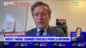 Grève du 7 mars: les débordements à Lyon jugés "déplorables" par le député Thomas Rudigoz