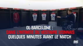 Dans l’intimité du vestiaire lyonnais avant le Barça