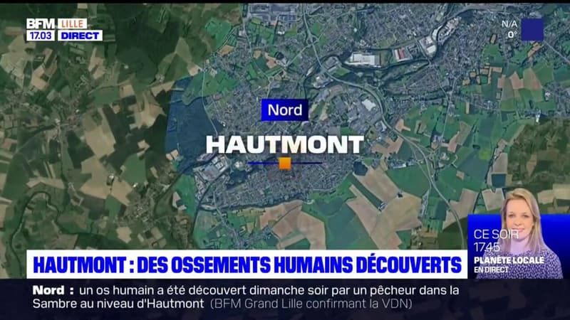 Regarder la vidéo Nord: un os humain découvert par un pêcheur dans la Sambre au niveau d'Hautmont