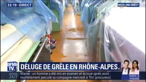 Une entreprise de tissage touchée par un déluge de grêle dans la Loire