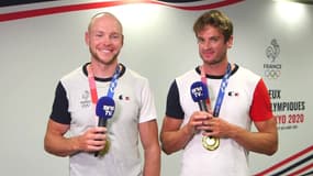 "C'est une médaille de potes": Matthieu Androdias et Hugo Boucheron racontent leur victoire en aviron aux JO de Tokyo