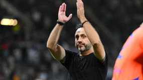 De Zerbi lors du succès de l'OM à Toulouse, 3 à 1