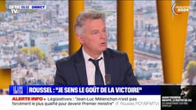 Nouveau Front populaire: "Je ne veux pas que l'extrême droite fasse main basse sur la République" estime Fabien Roussel