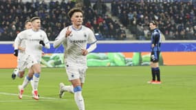 Chemsdine Talbi lors du match Alatanta Bergame-Bruges (1-3, Ligue des champions), le 18 février 2025