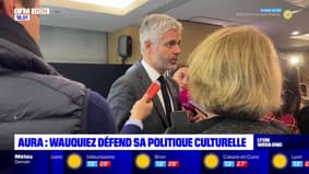 Auvergne-Rhône-Alpes: Laurent Wauquiez défend sa politique culturelle