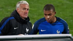 Deschamps et Mbappé